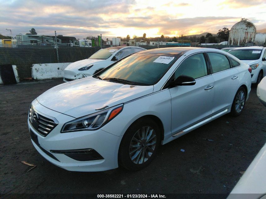 2015 HYUNDAI SONATA LIMITED - 5NPE34AF2FH105237