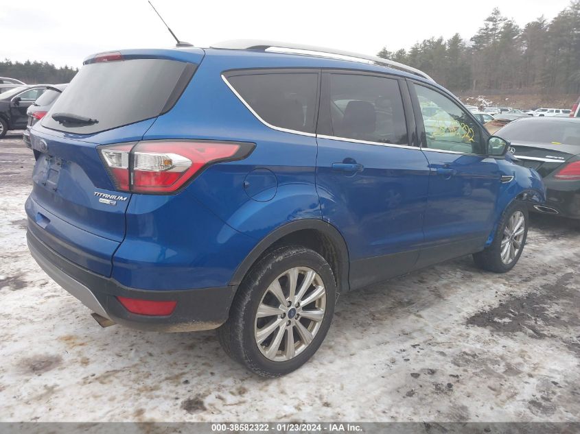 2017 FORD ESCAPE TITANIUM - 1FMCU9JD0HUD01679