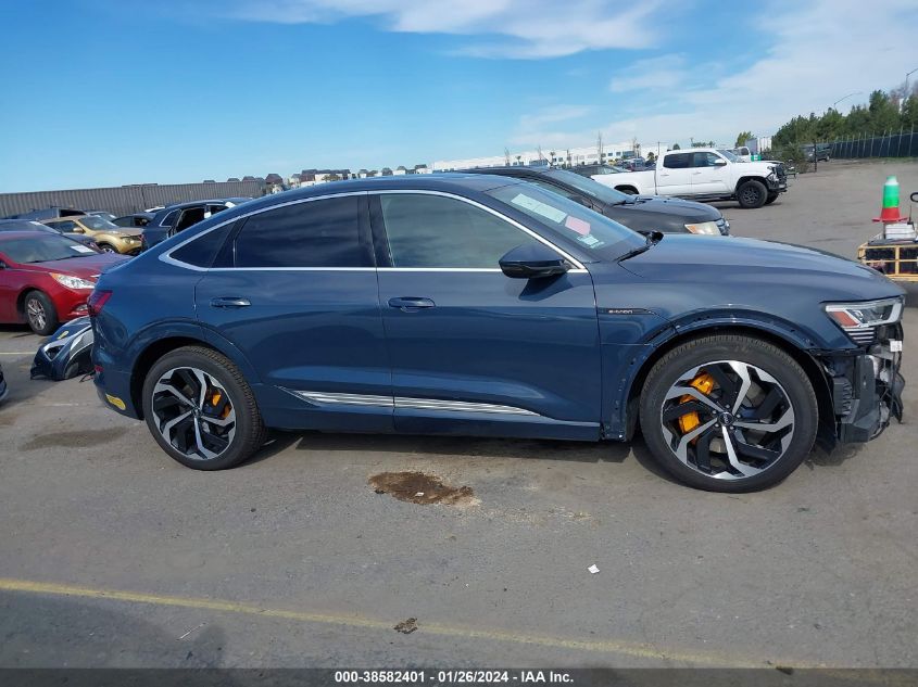 2020 AUDI E-TRON SPORTBACK SPORTBACK PRESTIGE WA13ABGE4LB032556