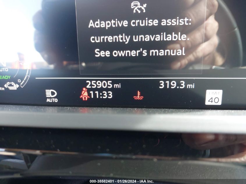 2020 AUDI E-TRON SPORTBACK SPORTBACK PRESTIGE WA13ABGE4LB032556