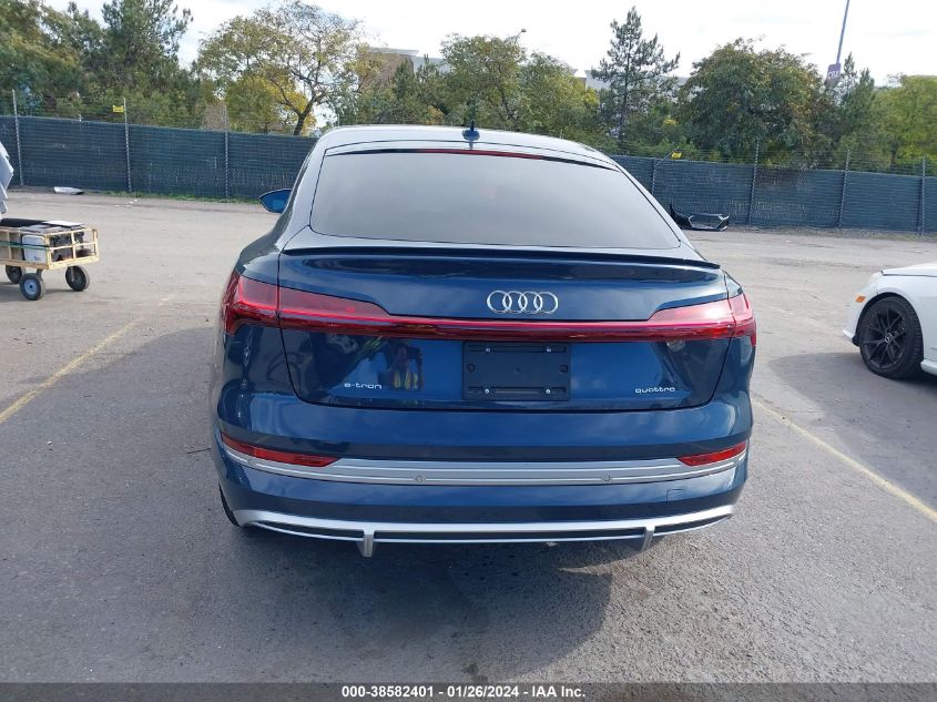 2020 AUDI E-TRON SPORTBACK SPORTBACK PRESTIGE WA13ABGE4LB032556