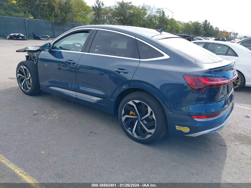 2020 AUDI E-TRON SPORTBACK SPORTBACK PRESTIGE WA13ABGE4LB032556