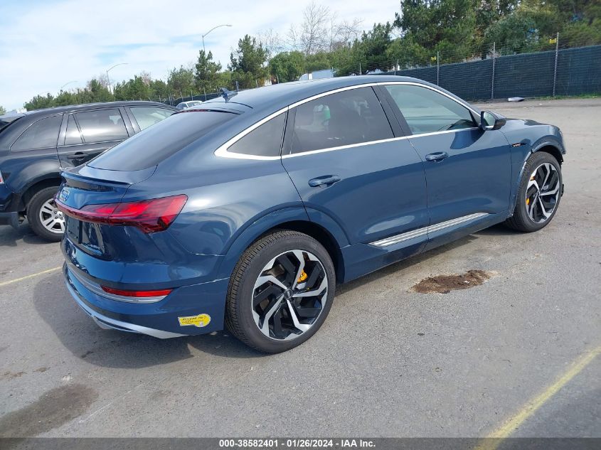 2020 AUDI E-TRON SPORTBACK SPORTBACK PRESTIGE WA13ABGE4LB032556