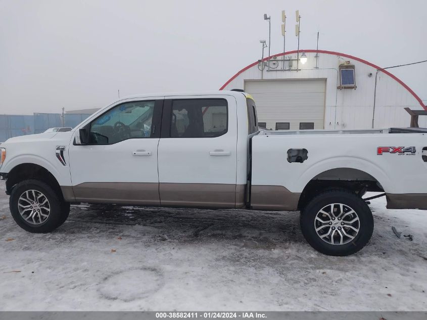 2022 FORD F-150 LARIAT - 1FTFW1E88NFB58796