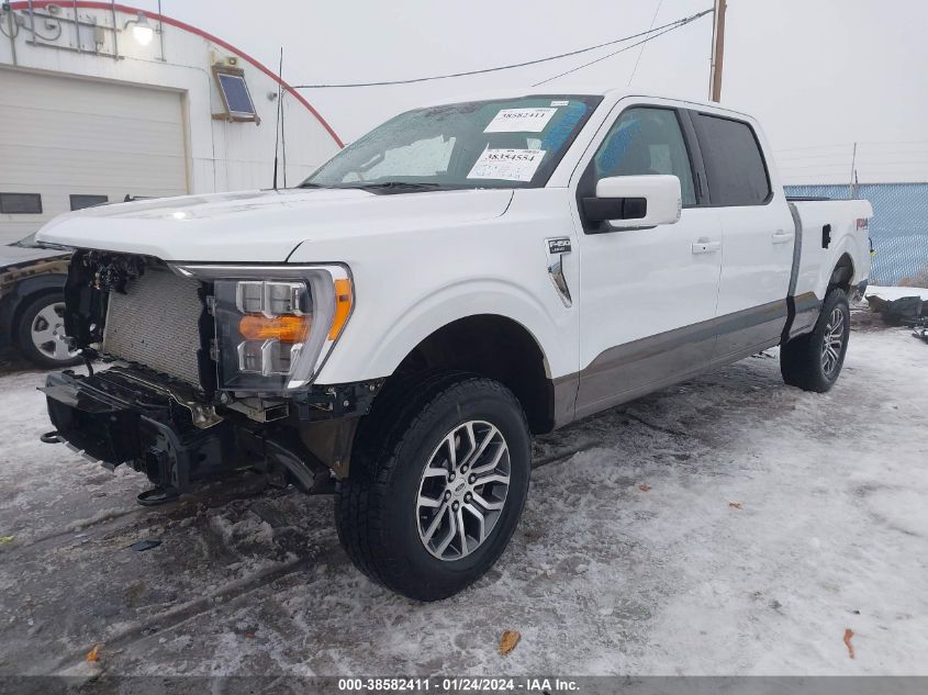 2022 FORD F-150 LARIAT - 1FTFW1E88NFB58796