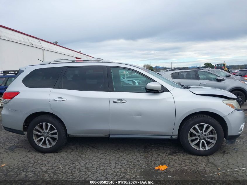 2013 NISSAN PATHFINDER SV - 5N1AR2MM9DC633454