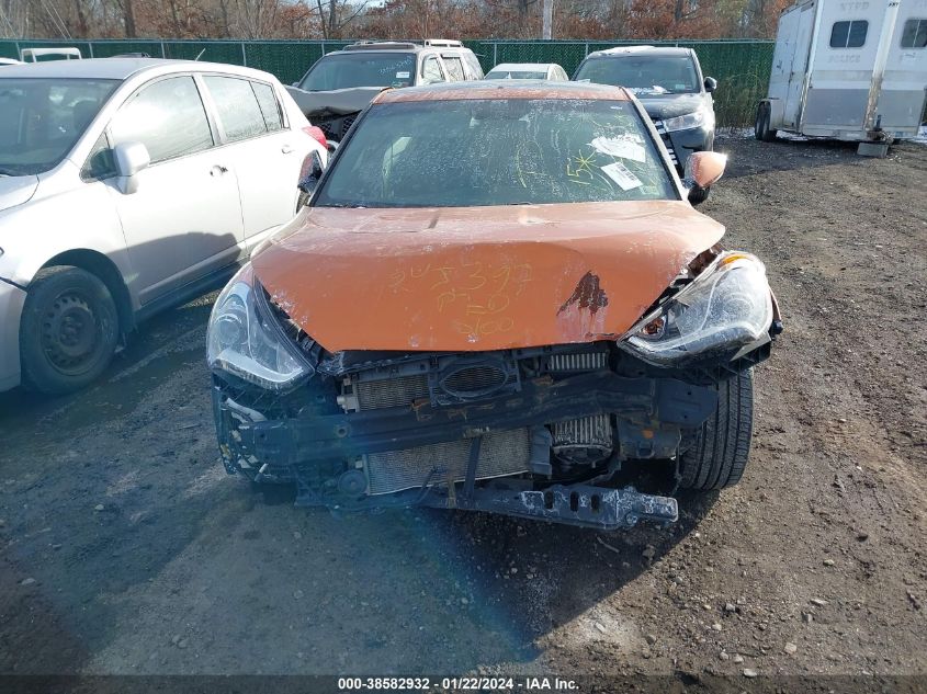 2014 HYUNDAI VELOSTER TURBO W/BLACK - KMHTC6AE2EU186069
