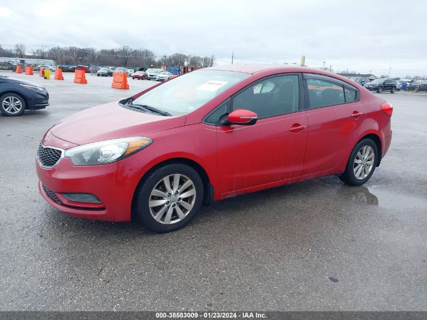 KNAFX4A62E5202121 | 2014 KIA FORTE