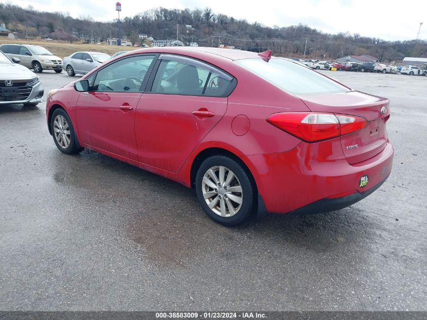 KNAFX4A62E5202121 | 2014 KIA FORTE