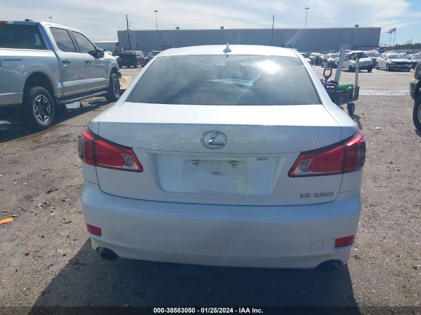 2013 LEXUS IS 250 - JTHBF5C23D5187596