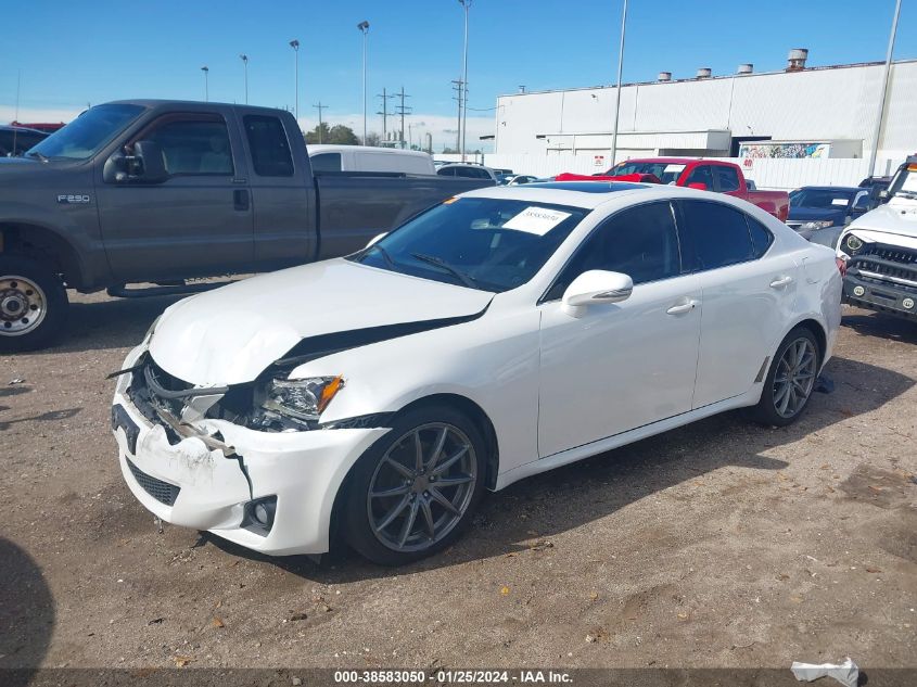 2013 LEXUS IS 250 - JTHBF5C23D5187596