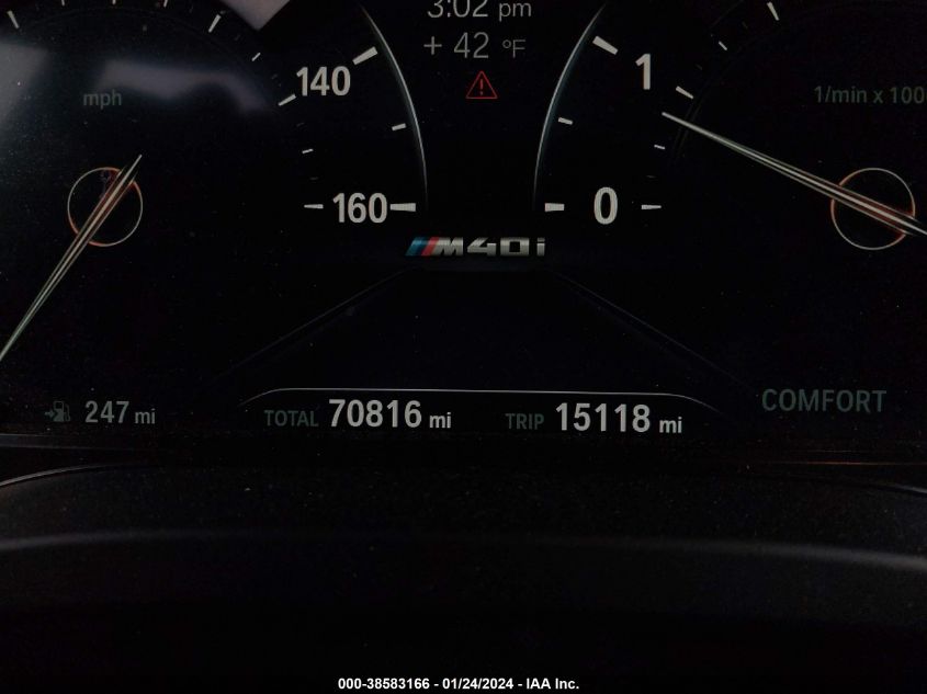 2018 BMW X3 M40I - 5UXTS3C5XJ0Z01196