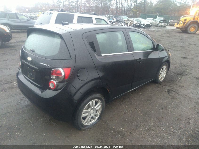 2014 CHEVROLET SONIC LT AUTO - 1G1JC6SG6E4104090