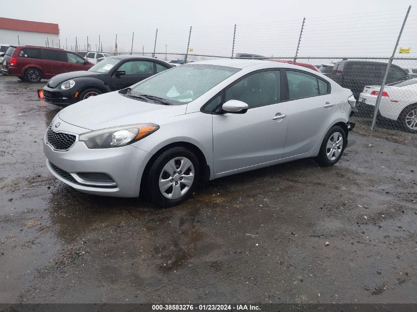 2015 KIA FORTE LX - KNAFK4A62F5401749