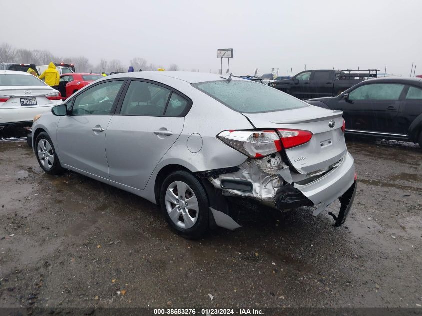 2015 KIA FORTE LX - KNAFK4A62F5401749