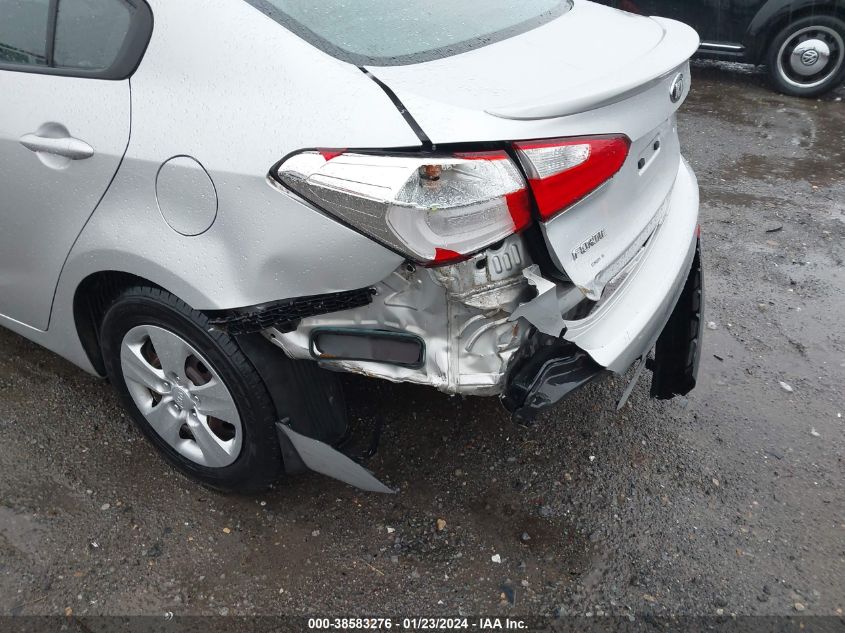 2015 KIA FORTE LX - KNAFK4A62F5401749