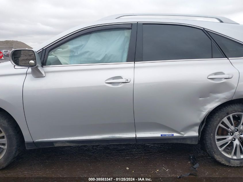 2013 LEXUS RX 450H - JTJBC1BA5D2061346