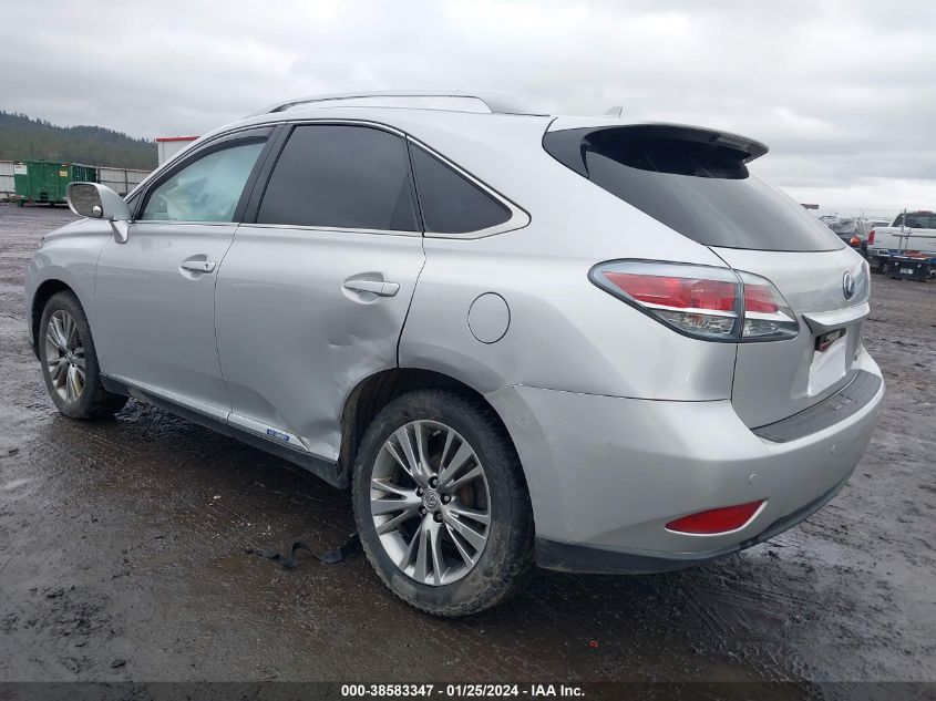 2013 LEXUS RX 450H - JTJBC1BA5D2061346