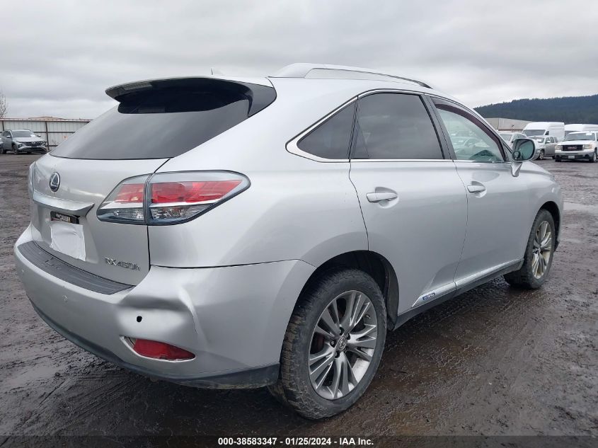 2013 LEXUS RX 450H - JTJBC1BA5D2061346