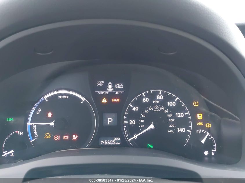 2013 LEXUS RX 450H - JTJBC1BA5D2061346