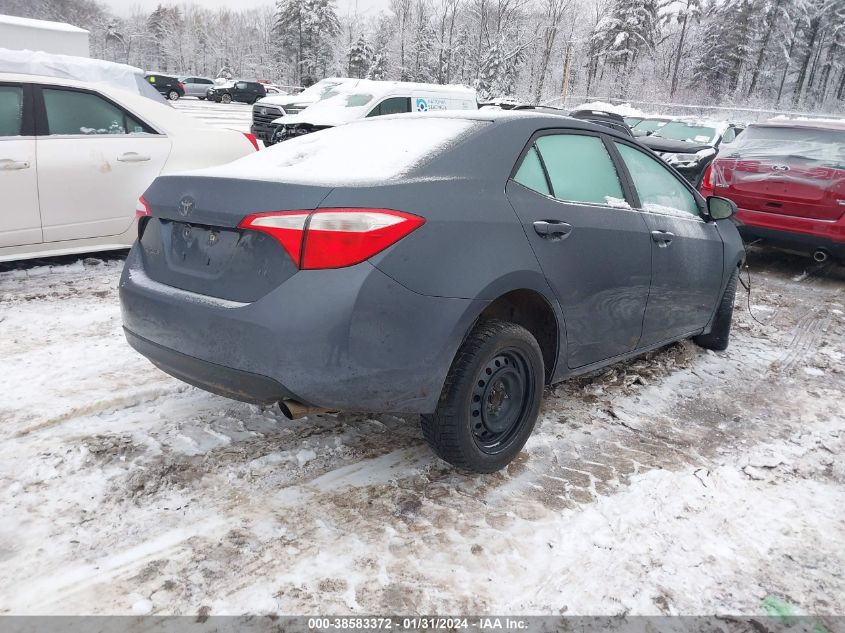2016 TOYOTA COROLLA L/LE/LE PLS/PRM/S/S PLS - 2T1BURHE4GC743276