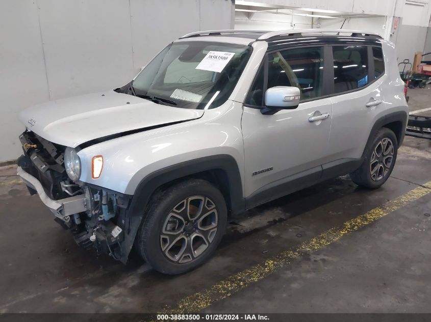 2017 JEEP RENEGADE LIMITED - ZACCJADB7HPF72104