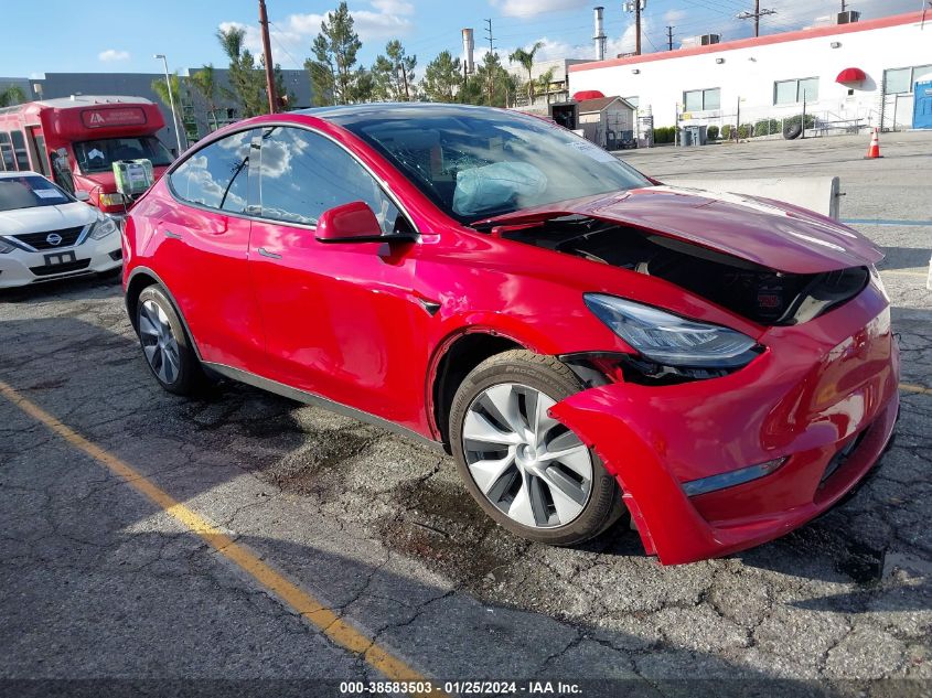 2022 TESLA MODEL Y LONG RANGE DUAL MOTOR ALL-WHEEL DRIVE - 7SAYGAEE4NF341096