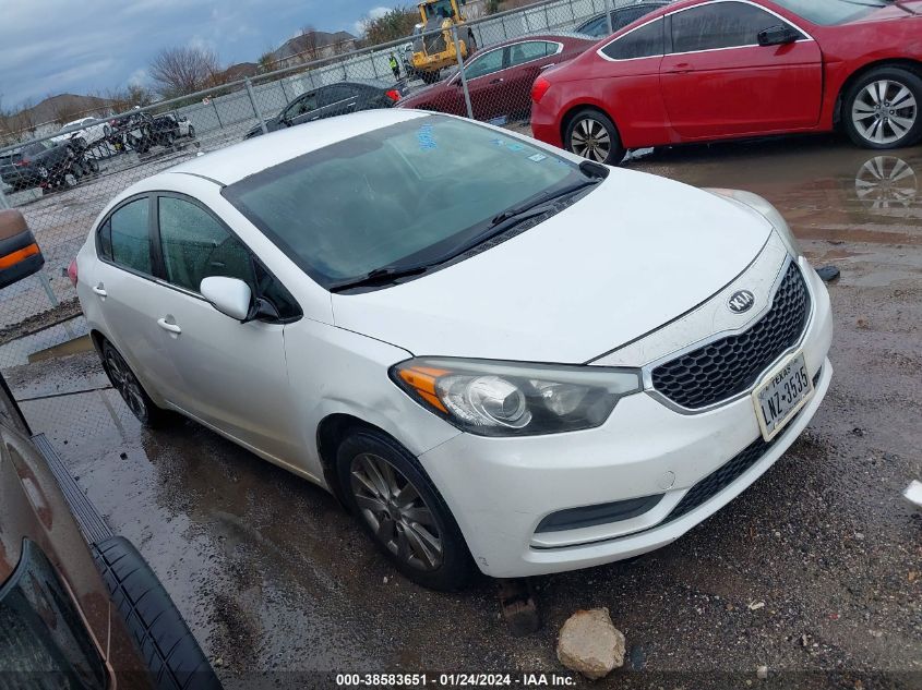 2014 KIA FORTE LX - KNAFX4A68E5168833