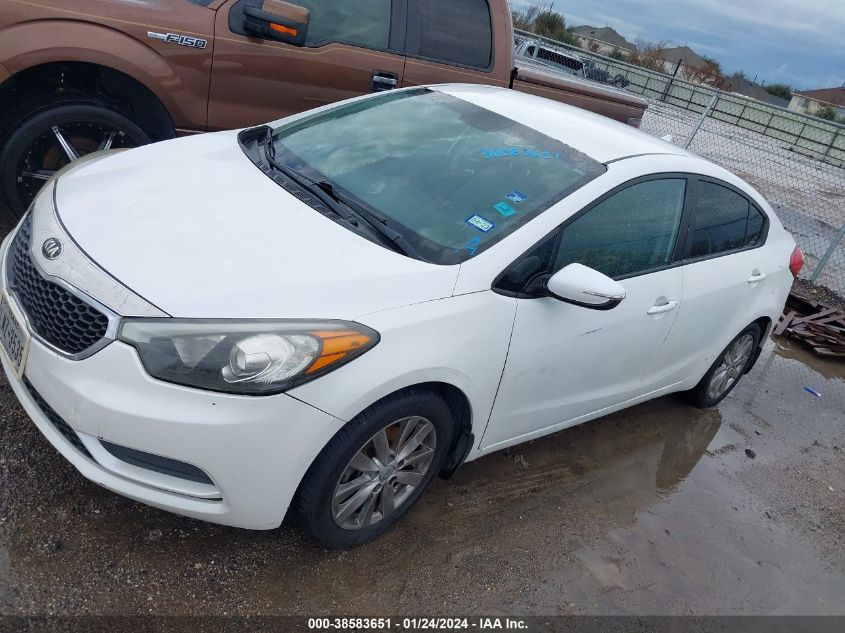 2014 KIA FORTE LX - KNAFX4A68E5168833