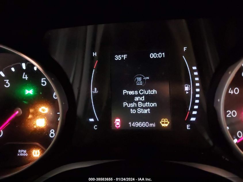 2017 JEEP NEW COMPASS SPORT 4X4 3C4NJDAB9HT642435