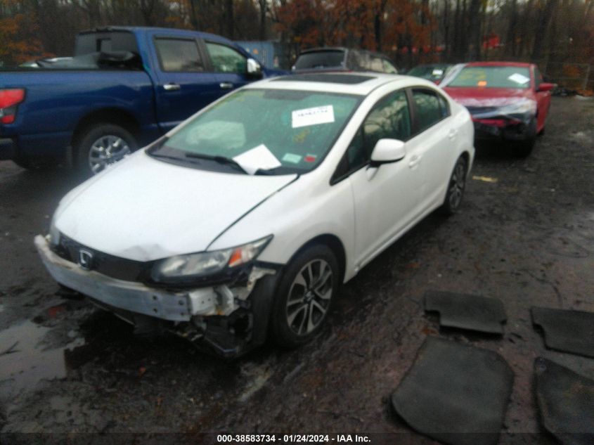 2013 HONDA CIVIC EXL - 19XFB2F91DE281194