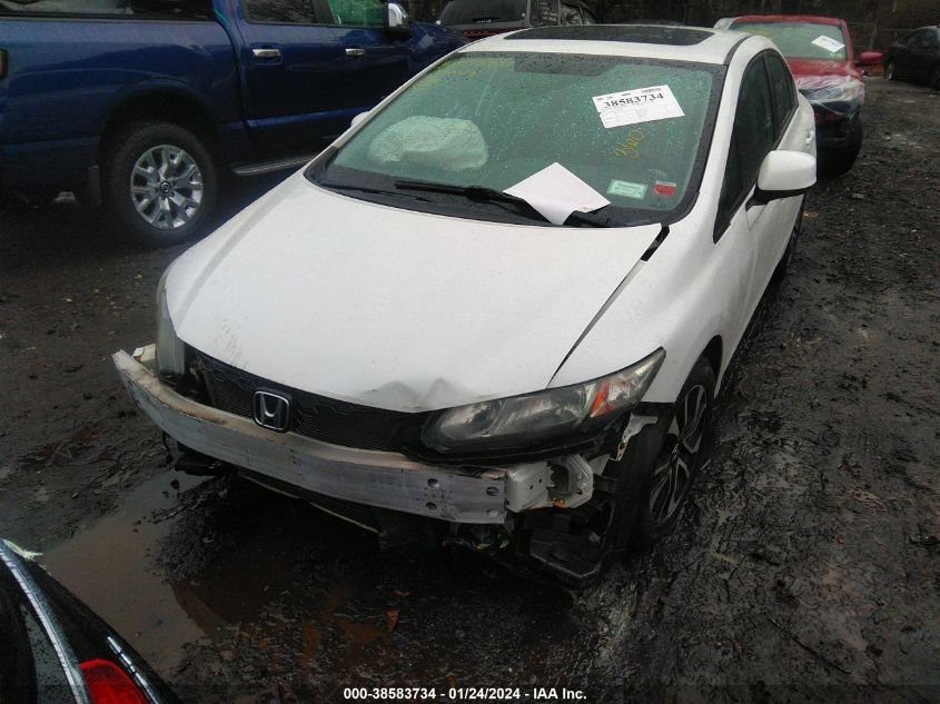 2013 HONDA CIVIC EXL - 19XFB2F91DE281194