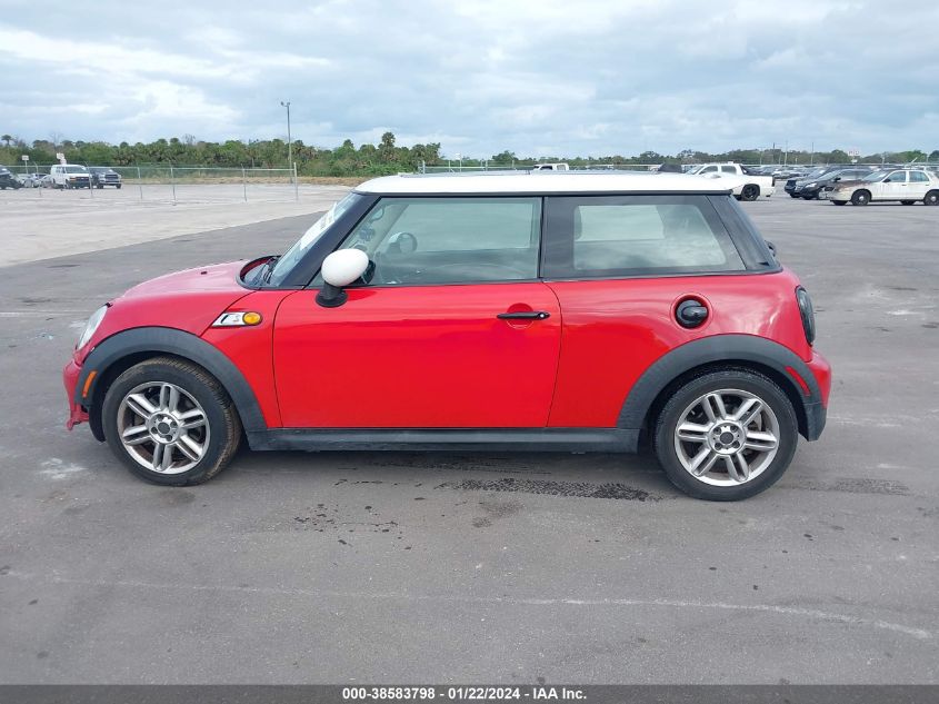 2013 MINI HARDTOP COOPER S - WMWSV3C50DT391011