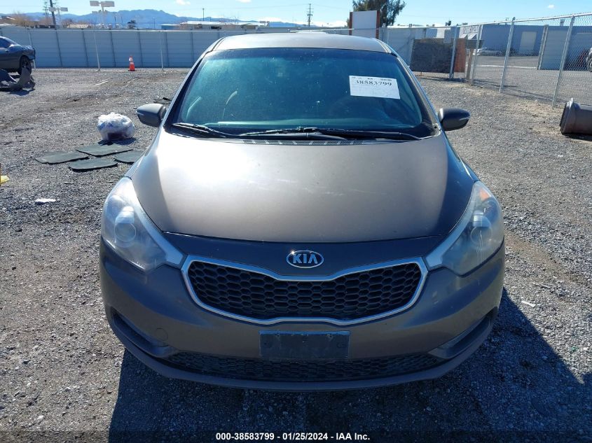 2014 KIA FORTE LX - KNAFX4A67E5211493