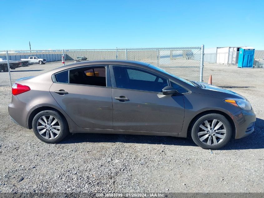 2014 KIA FORTE LX - KNAFX4A67E5211493