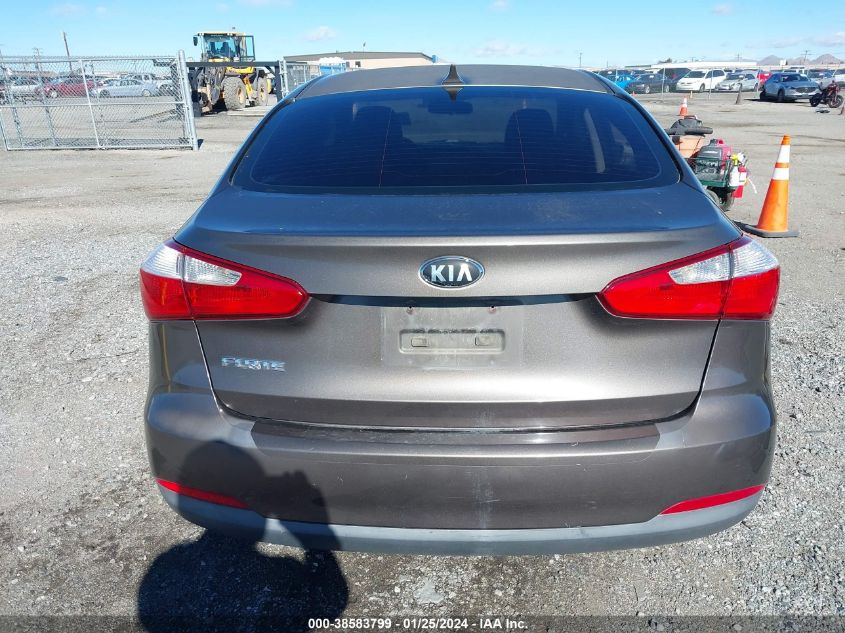 2014 KIA FORTE LX - KNAFX4A67E5211493