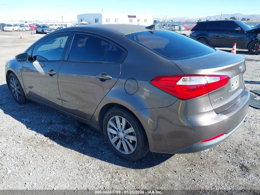 2014 KIA FORTE LX - KNAFX4A67E5211493