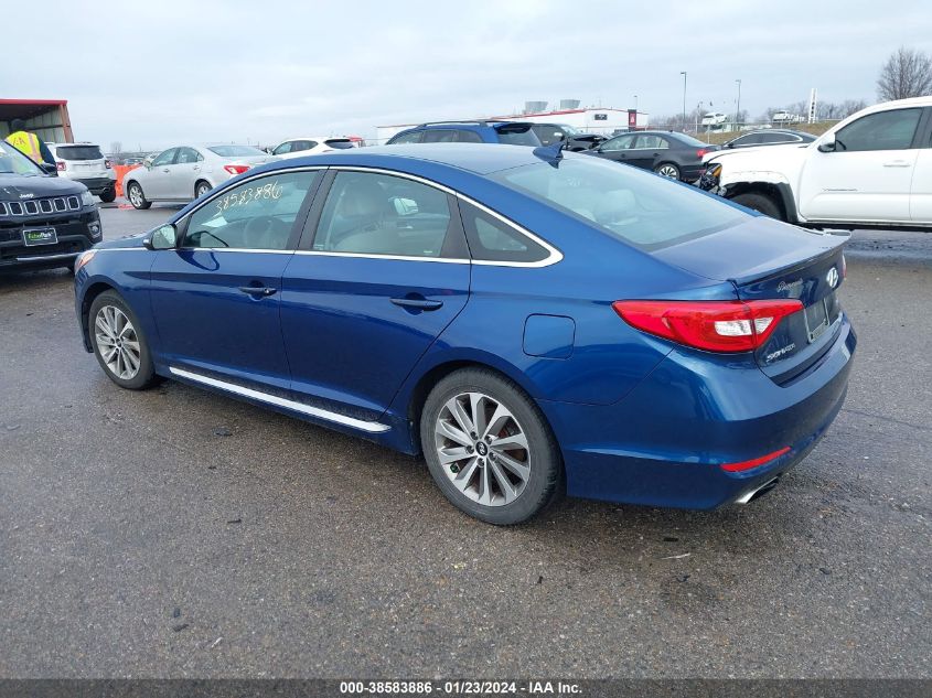 5NPE34AFXFH061455 | 2015 HYUNDAI SONATA