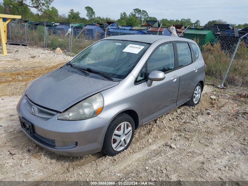 JHMGD38438S004120 | 2008 HONDA FIT