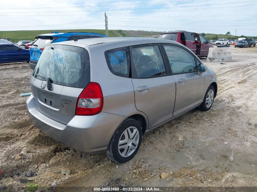 JHMGD38438S004120 | 2008 HONDA FIT