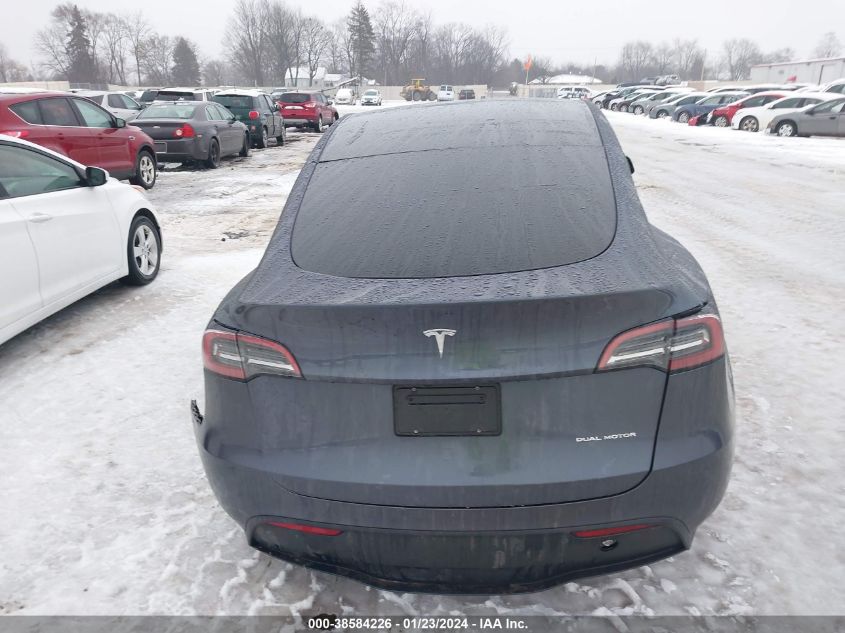2023 TESLA MODEL Y AWD/LONG RANGE DUAL MOTOR ALL-WHEEL DRIVE - 7SAYGDEE5PA177469