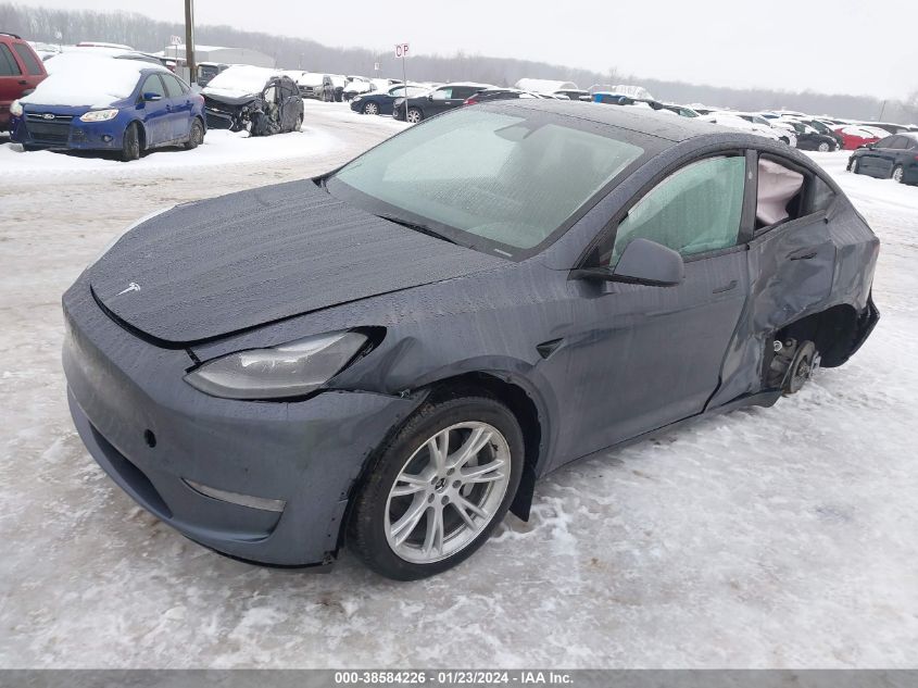 2023 TESLA MODEL Y AWD/LONG RANGE DUAL MOTOR ALL-WHEEL DRIVE - 7SAYGDEE5PA177469