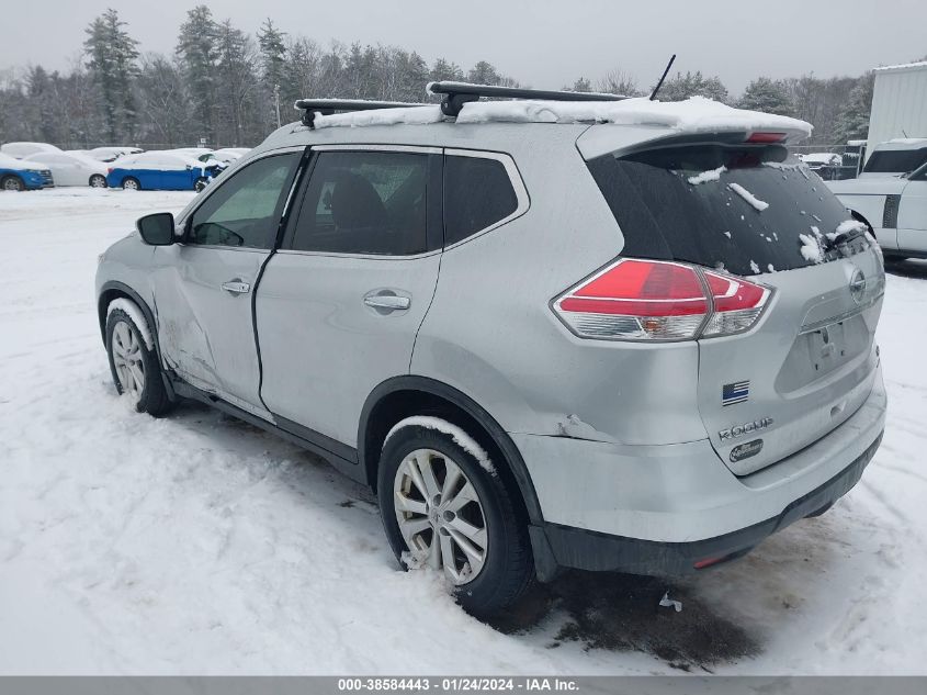 2015 NISSAN ROGUE S/SL/SV - KNMAT2MV3FP514065