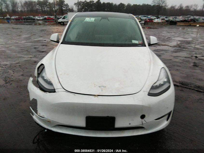 2021 TESLA MODEL Y LONG RANGE DUAL MOTOR ALL-WHEEL DRIVE - 5YJYGAEE9MF145991