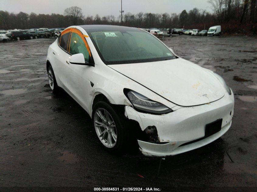 2021 TESLA MODEL Y LONG RANGE DUAL MOTOR ALL-WHEEL DRIVE - 5YJYGAEE9MF145991