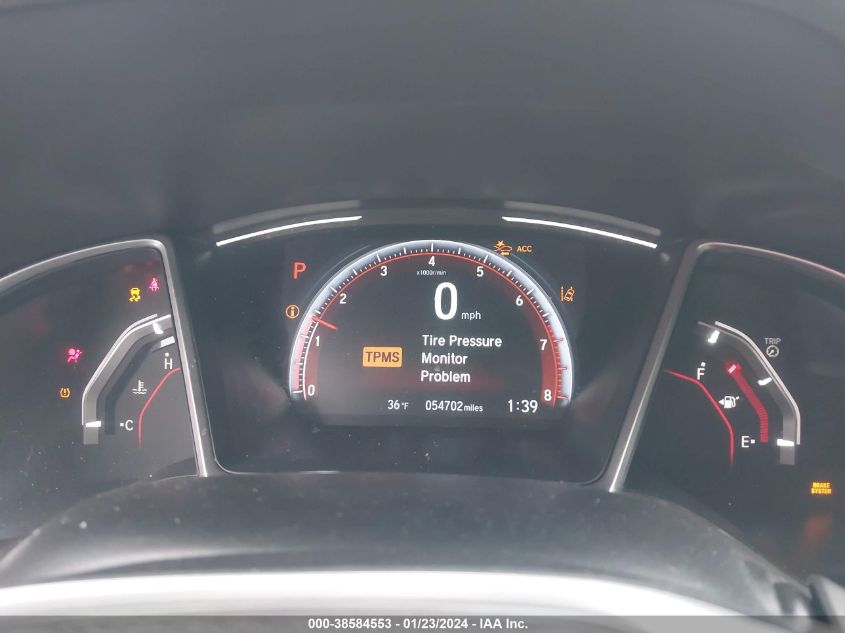 2019 HONDA CIVIC SPORT - 2HGFC2F8XKH584708
