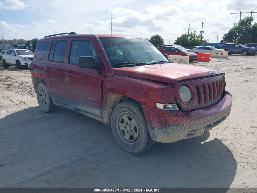 Lot #2525407001 2014 JEEP PATRIOT SPORT salvage car