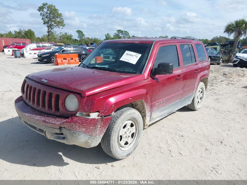 2014 JEEP PATRIOT SPORT - 1C4NJPBA2ED692246
