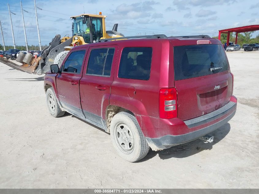 2014 JEEP PATRIOT SPORT - 1C4NJPBA2ED692246