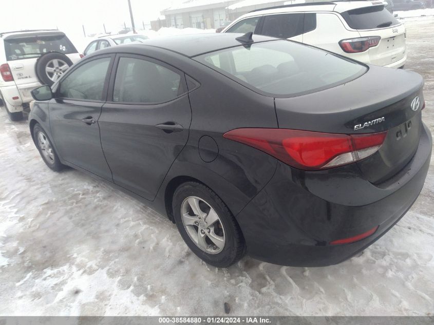 KMHDH4AE3FU265214 | 2015 HYUNDAI ELANTRA